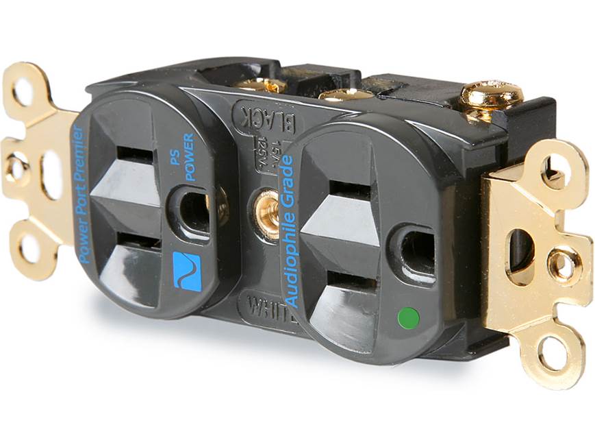 PS Audio Power Port Premier Premium AC receptacle at Crutchfield