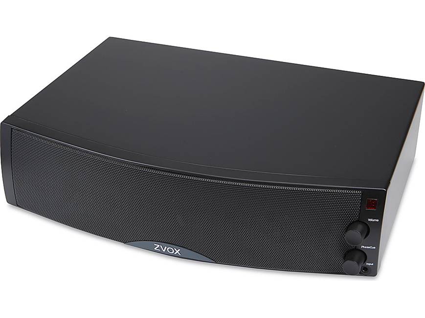 ZVOX Mini Powered compact single-speaker TV sound system at