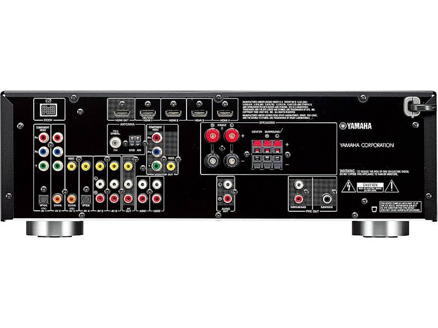 Yamaha RX-V465 Home theater receiver with HDMI switching and