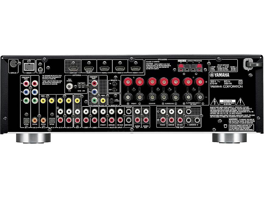 Yamaha RX-V665 Home theater receiver with HDMI switching and video