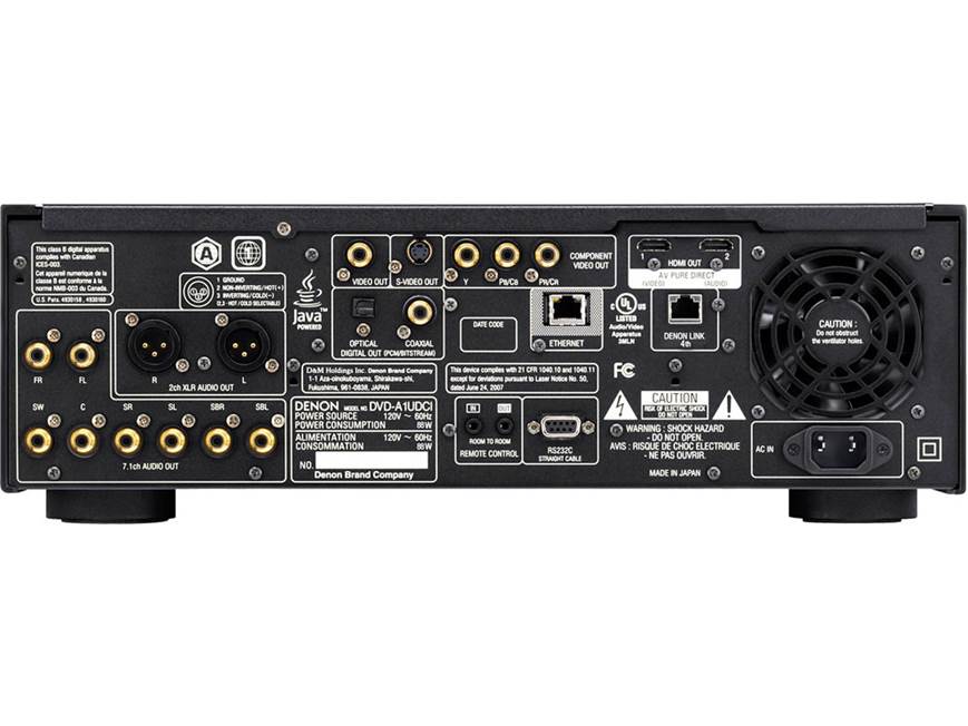 Denon DVD-A1UDCI Universal Blu-ray Disc™ player at Crutchfield