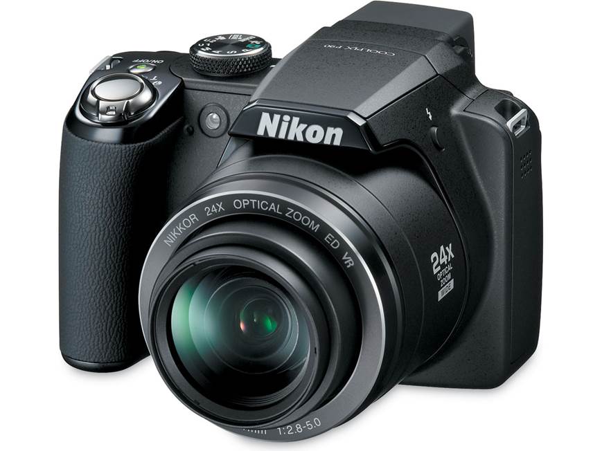 Nikon Coolpix P90 12.1-megapixel digital camera with 24X optical