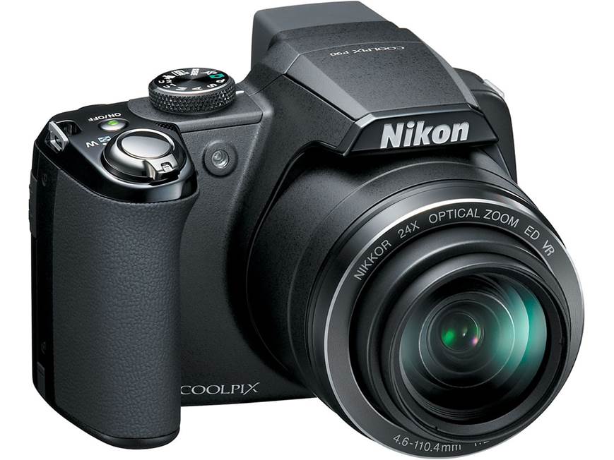 Nikon Coolpix P90 12.1-megapixel digital camera with 24X optical