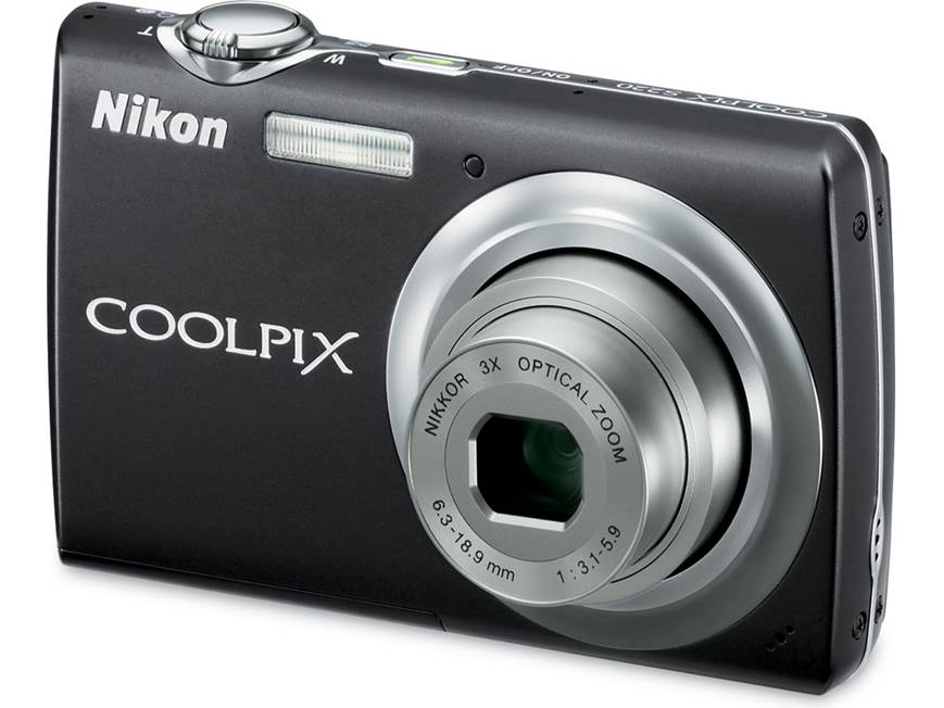 Nikon Coolpix S220 (Aqua Green) 10-megapixel digital camera with