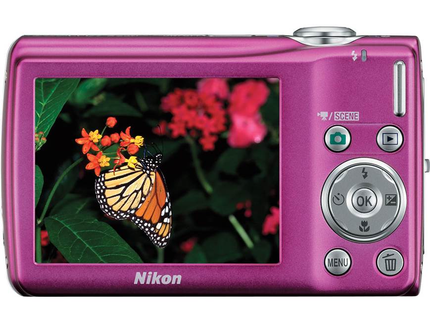 Nikon Coolpix S220 (Aqua Green) 10-megapixel digital camera with