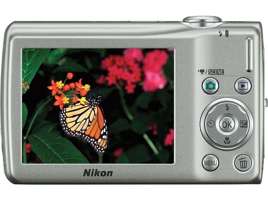 Nikon Coolpix S220 (Warm Silver) 10-megapixel digital camera with