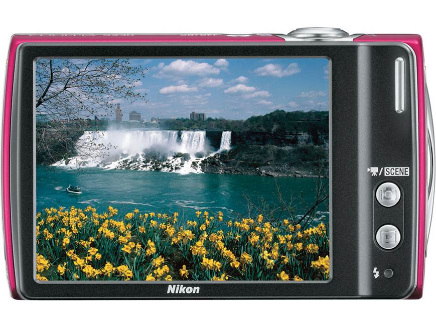 Nikon Coolpix S230 (Plum) 10-megapixel digital camera with 3X