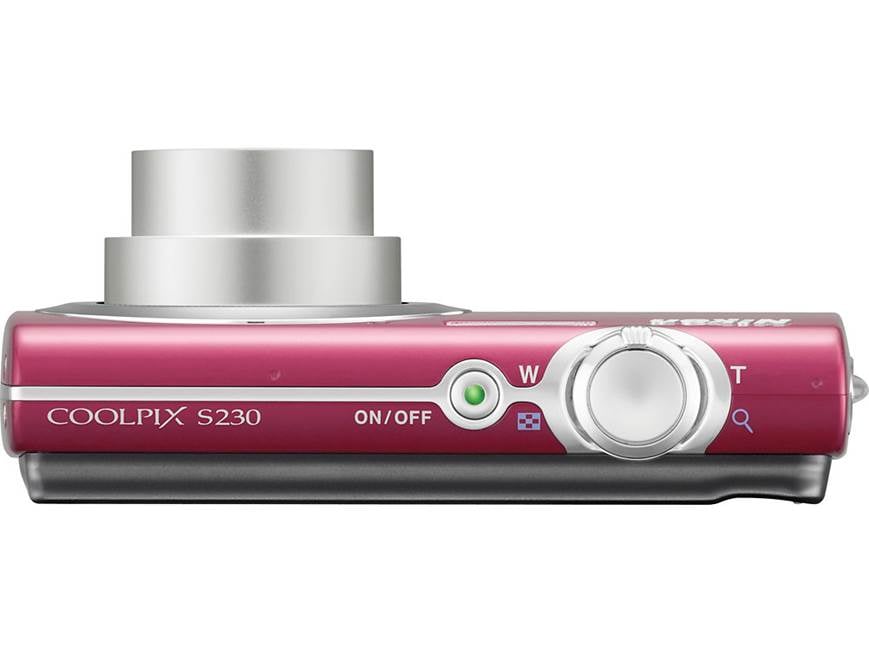 Nikon Coolpix S230 (Plum) 10-megapixel digital camera with 3X