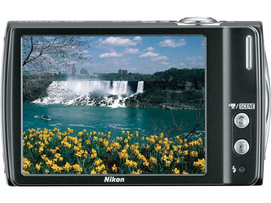 Nikon Coolpix S230 (Plum) 10-megapixel digital camera with 3X