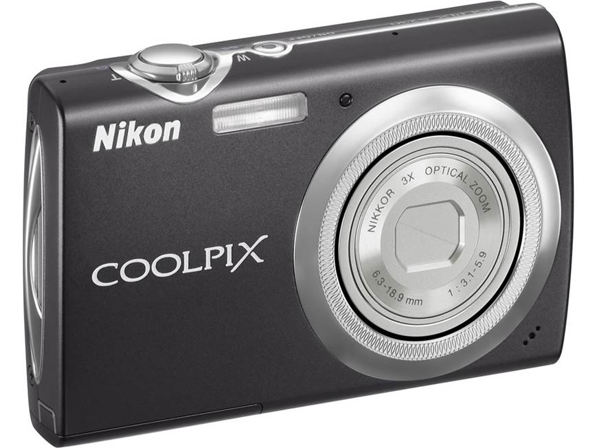 Nikon Coolpix S230 (Plum) 10-megapixel digital camera with 3X