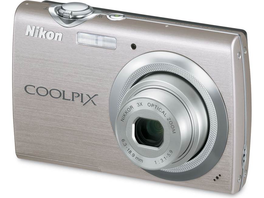 Nikon Coolpix S230 (Plum) 10-megapixel digital camera with 3X