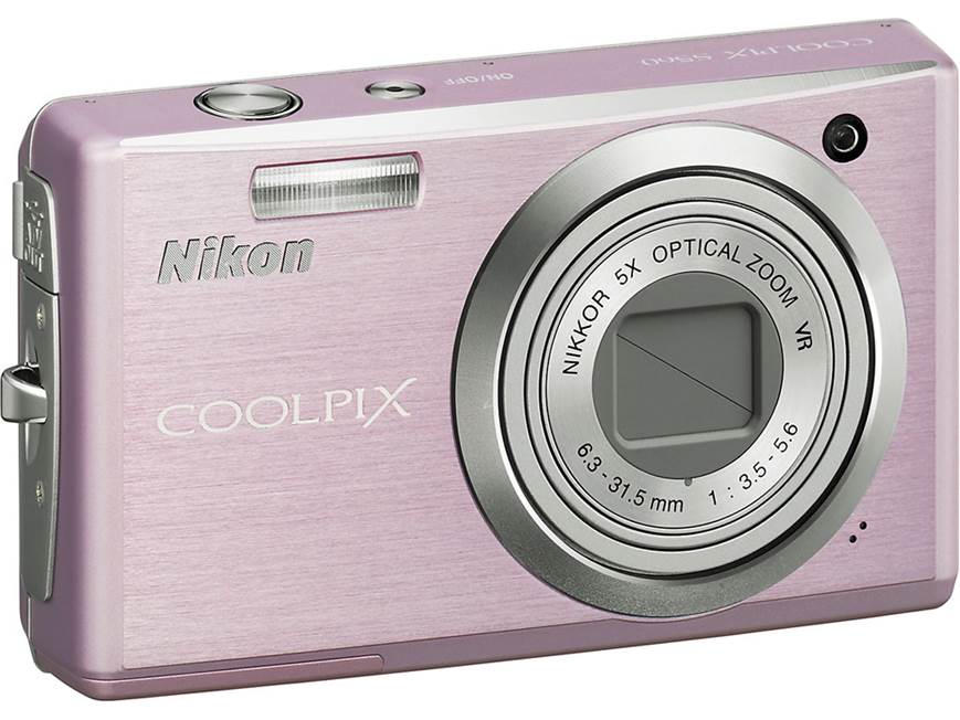 Nikon Coolpix S560 (Cool Blue) 10-megapixel digital camera with 5X