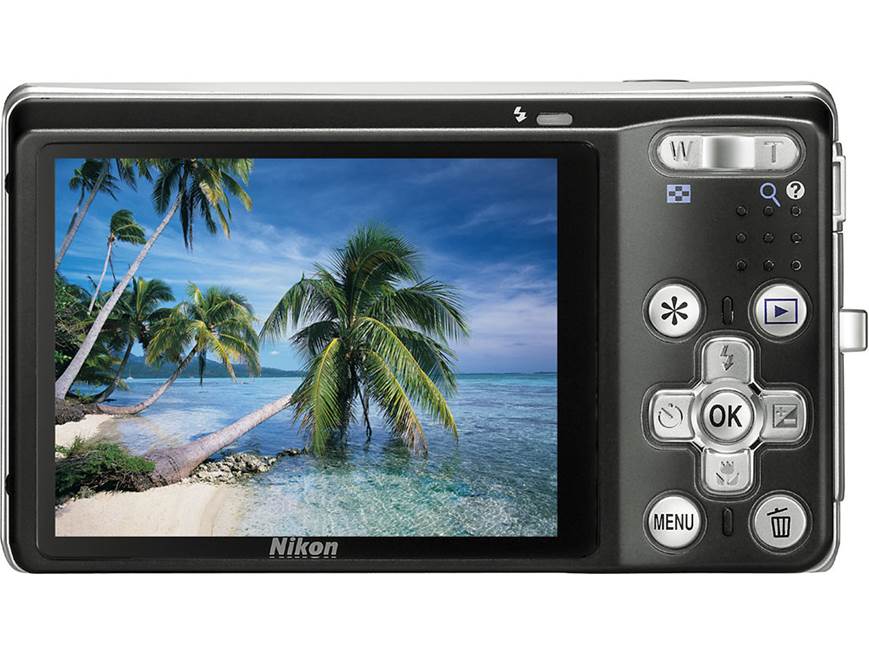 Nikon Coolpix S560 (Cool Blue) 10-megapixel digital camera with 5X