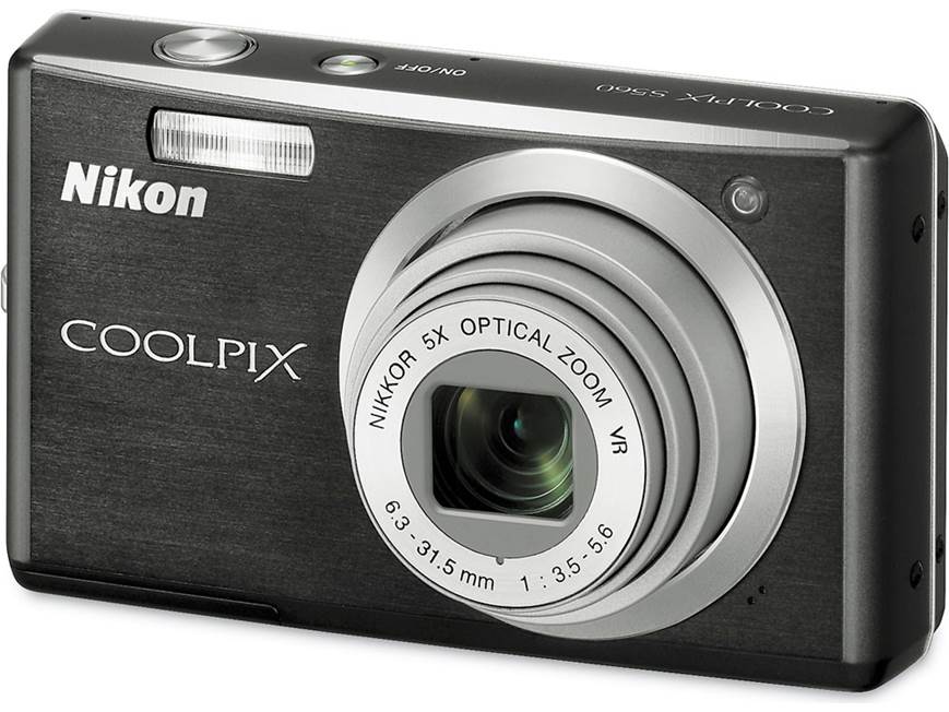 Nikon Coolpix S560 (Cool Blue) 10-megapixel digital camera with 5X
