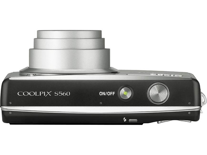 Nikon Coolpix S560 (Cool Blue) 10-megapixel digital camera with 5X