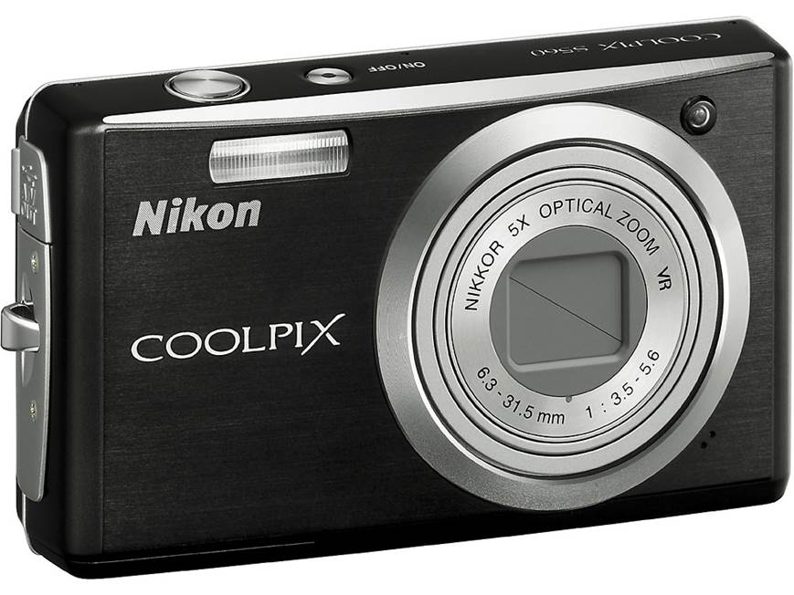 Nikon Coolpix S560 (Cool Blue) 10-megapixel digital camera with 5X
