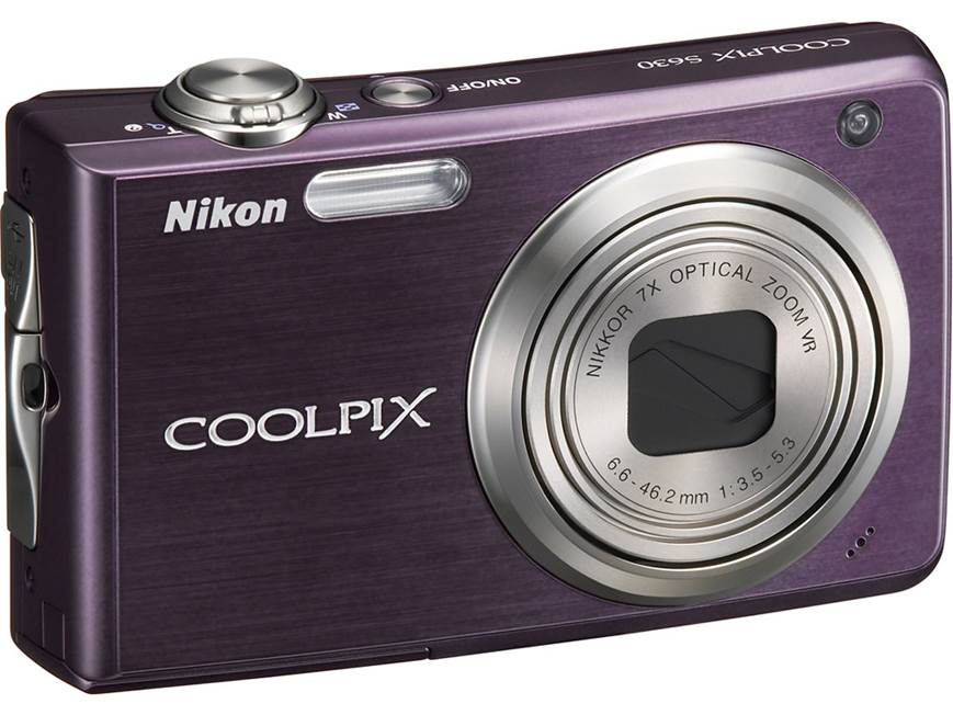 Nikon Coolpix S630 (Royal Purple) 12-megapixel digital camera with