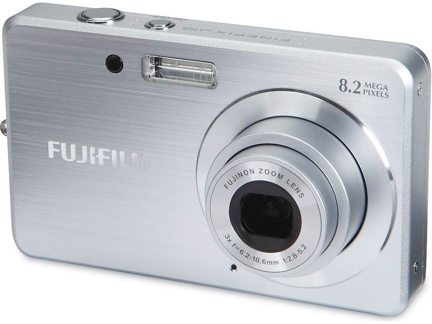 Fujifilm FinePix J10 (Silver) 8.2-megapixel digital camera with 3X
