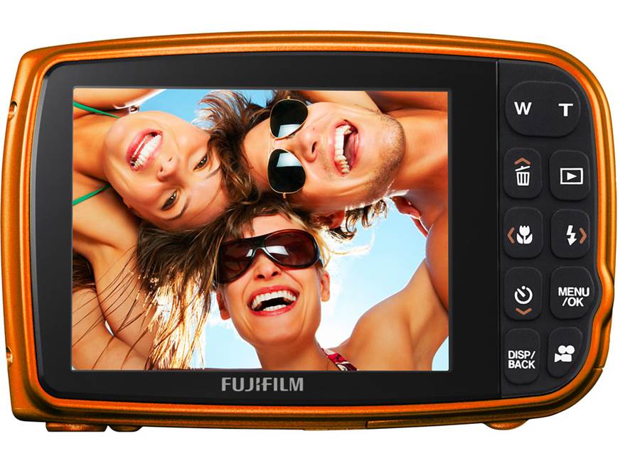 Fujifilm FinePix Z30 (Orange) 10-megapixel digital camera with 3X
