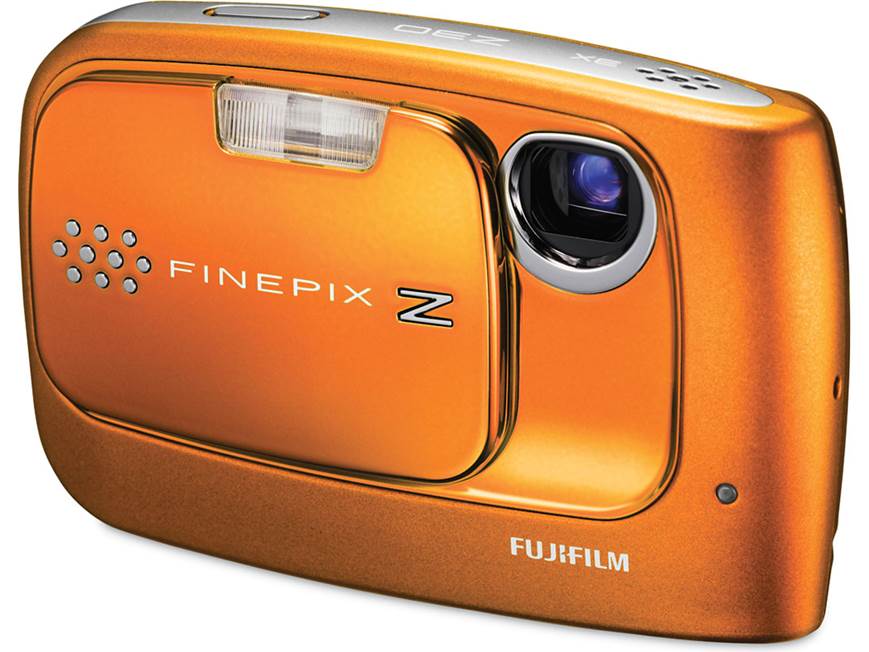 Fujifilm FinePix Z30 (Orange) 10-megapixel digital camera with 3X