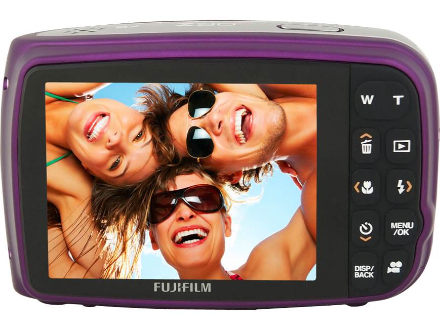 Fujifilm FinePix Z30 (Violet) 10-megapixel digital camera with 3X