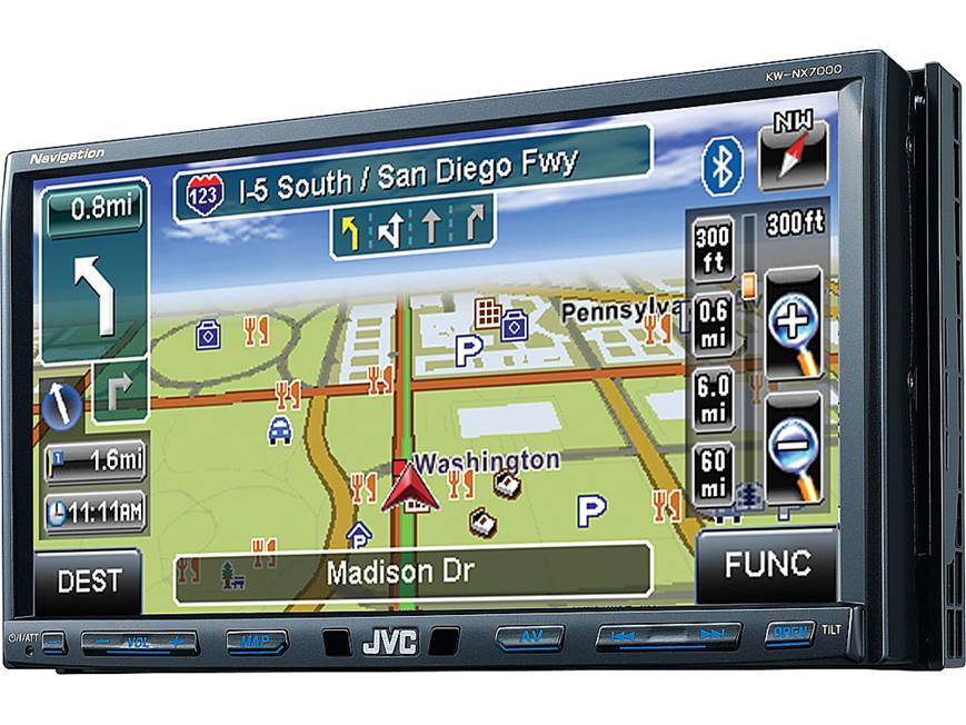 JVC KW-NX7000BT Navigation receiver at Crutchfield