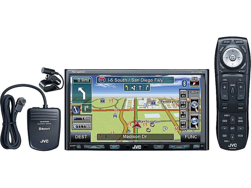 JVC KW-NX7000BT Navigation receiver at Crutchfield