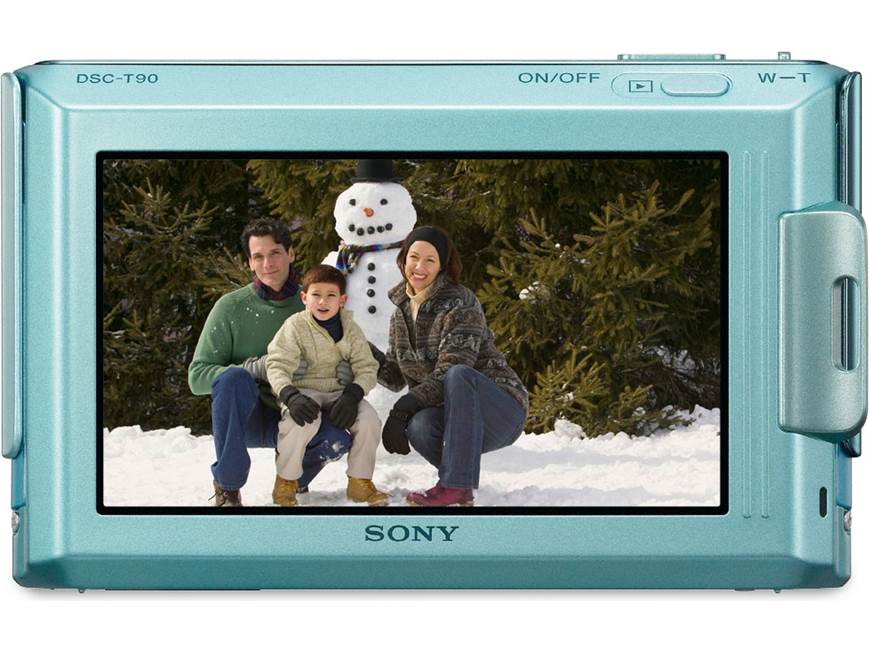 Sony Cyber-shot® DSC-T90 (Blue) 12.1-megapixel digital camera with