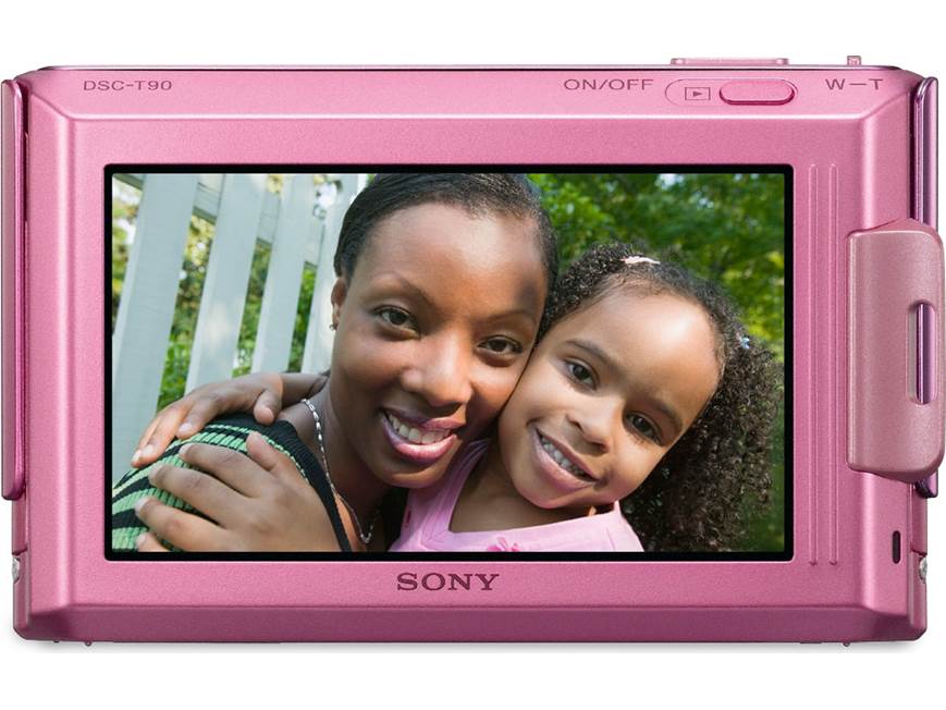 Sony Cyber-shot® DSC-T90 (Pink) 12.1-megapixel digital camera with