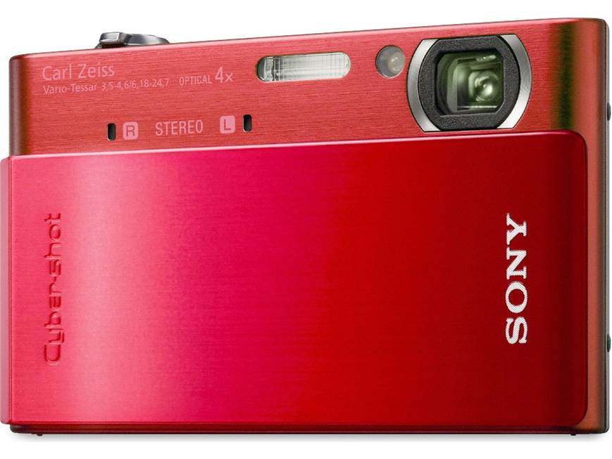 Sony Cyber-shot® DSC-T900 (Red) 12.1-megapixel digital camera with