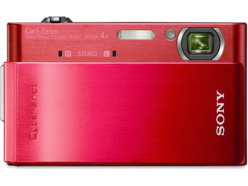 Sony Cyber-shot® DSC-T900 (Red) 12.1-megapixel digital camera with