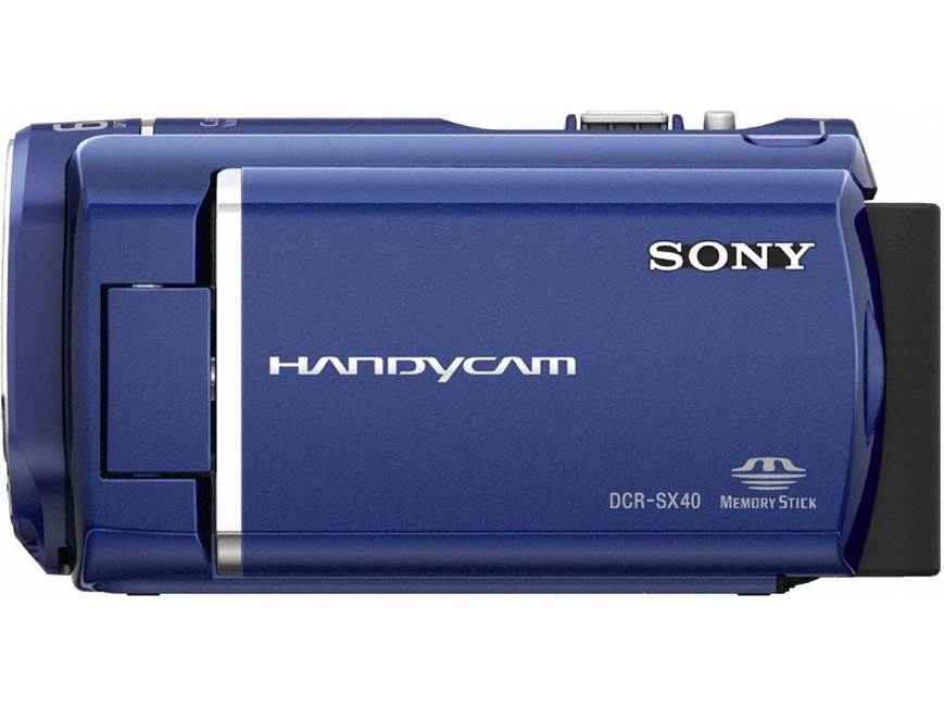 Sony DCR-SX40 Handycam® (Blue) 4GB flash memory/Memory Stick