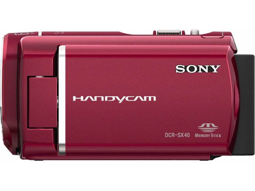 Sony DCR-SX40 Handycam® (Red) 4GB flash memory/Memory Stick