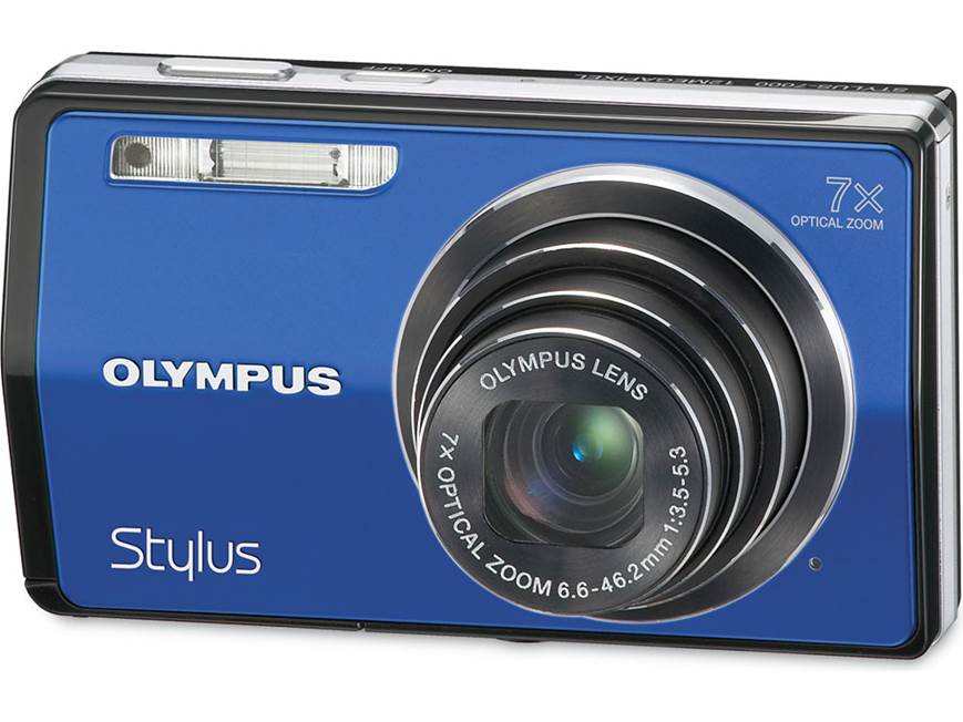 Olympus Stylus-7000 (Blue) 12-megapixel digital camera with 7X