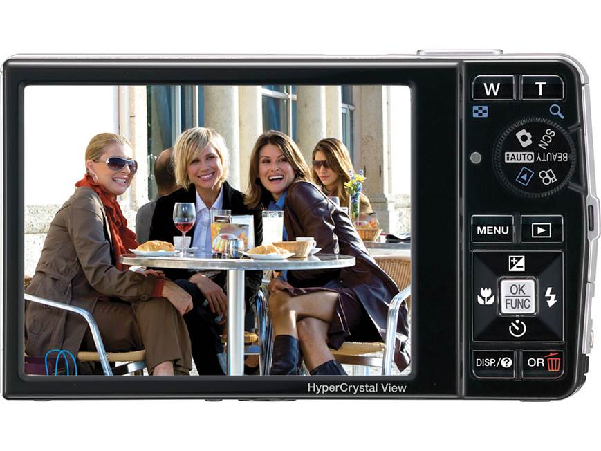 Olympus Stylus-7000 (Black) 12-megapixel digital camera with 7X