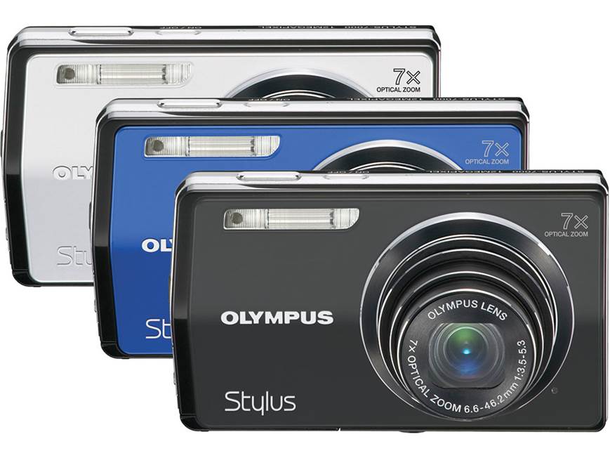 Olympus Stylus-7000 (Black) 12-megapixel digital camera with 7X
