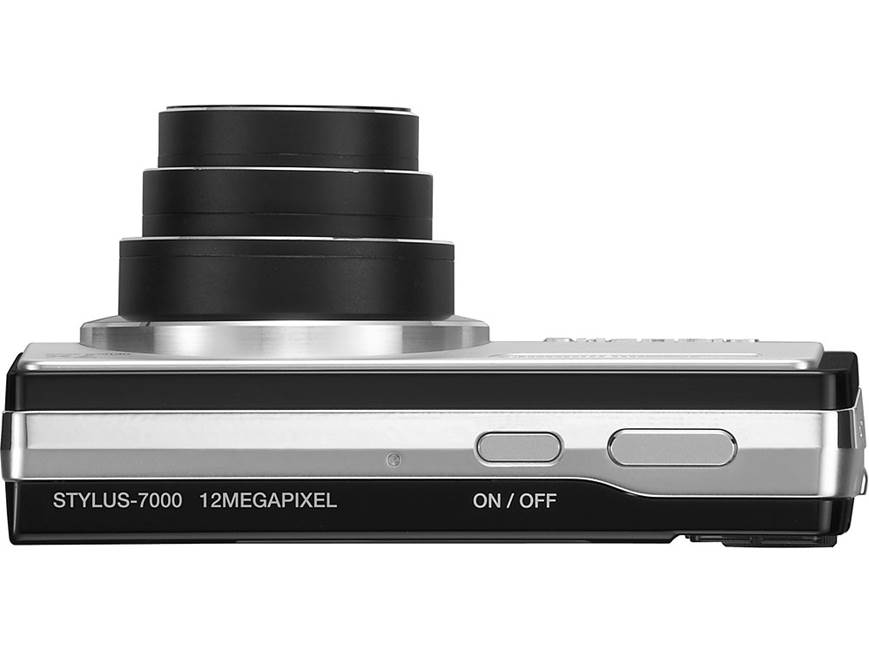 Olympus Stylus-7000 (Silver) 12-megapixel digital camera with 7X