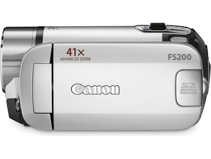 Canon FS200 (Misty Silver) SDHC™ memory card camcorder (Misty