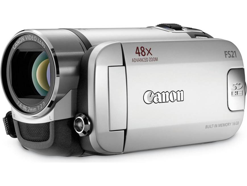 Canon カメラ Canon FS21 16GB flash memory/SDHC™ memory card camcorder at