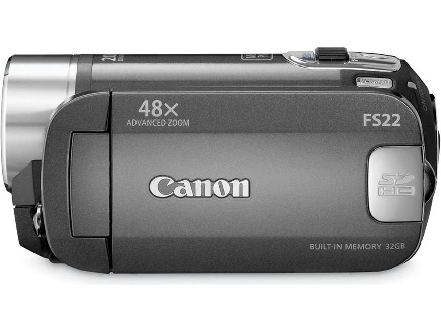 Canon LEGRIA FS22｜中国専売 高倍率2000x設計モデル｜付属品 Canon Legria FS22 Dual Flash Memory 'PAL' Camcorder FS22E B&H