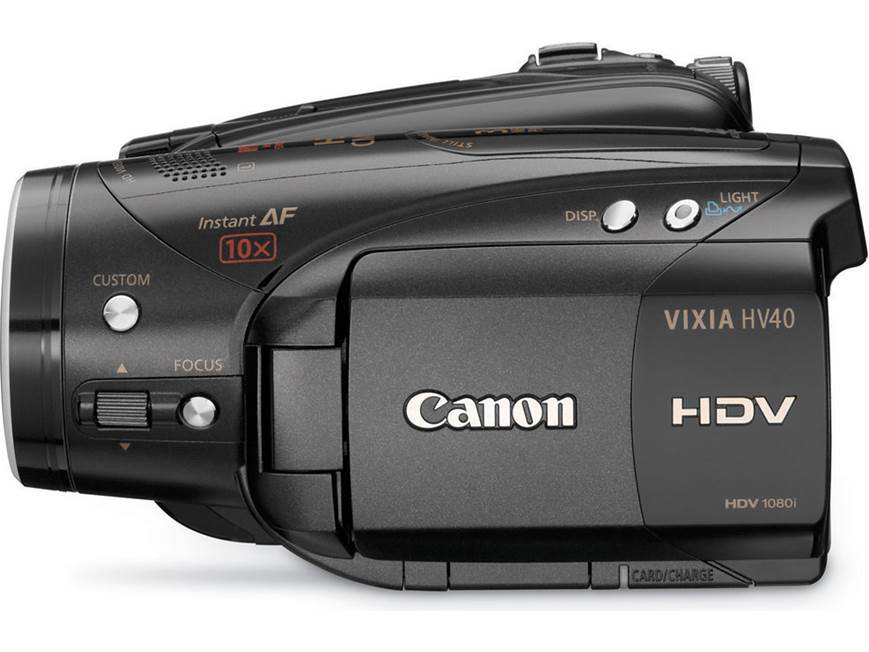 Canon VIXIA HV40 High-definition Mini DV camcorder at Crutchfield