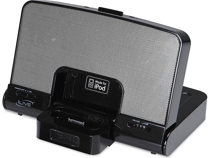 iLive iS108B Portable iPod® speaker system at Crutchfield