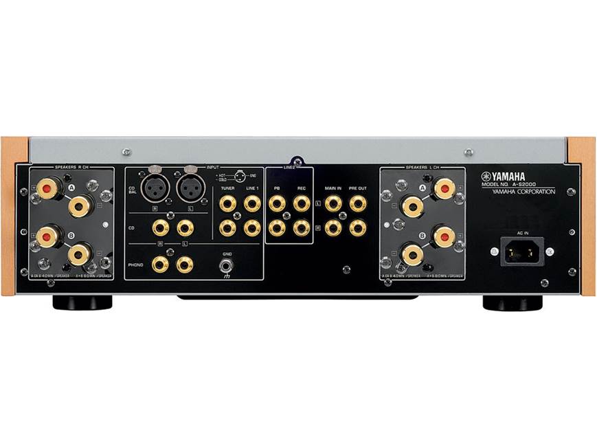 Yamaha A-S2000 (Black) Stereo integrated amplifier (Black) at