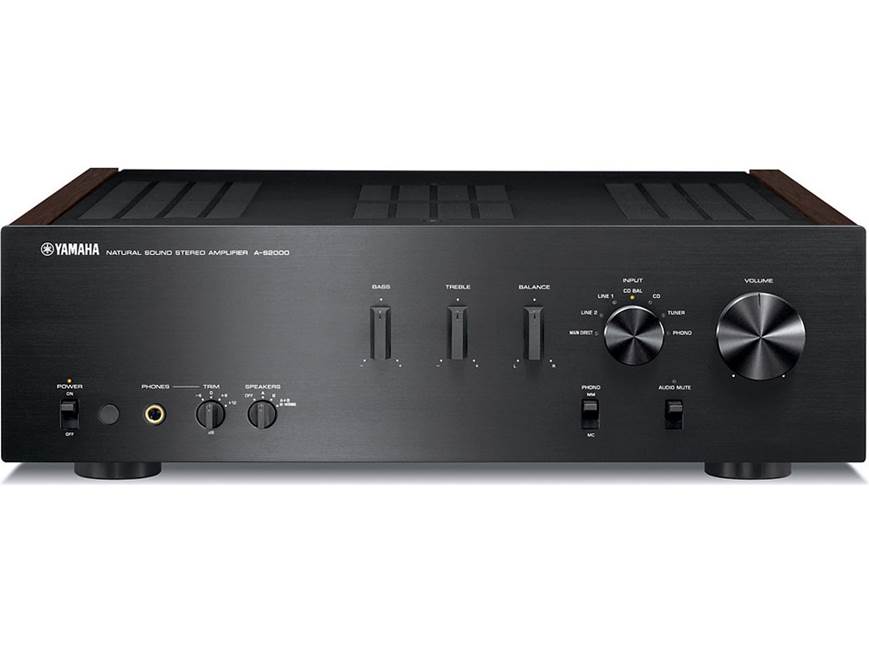 Yamaha A-S2000 (Black) Stereo integrated amplifier (Black) at