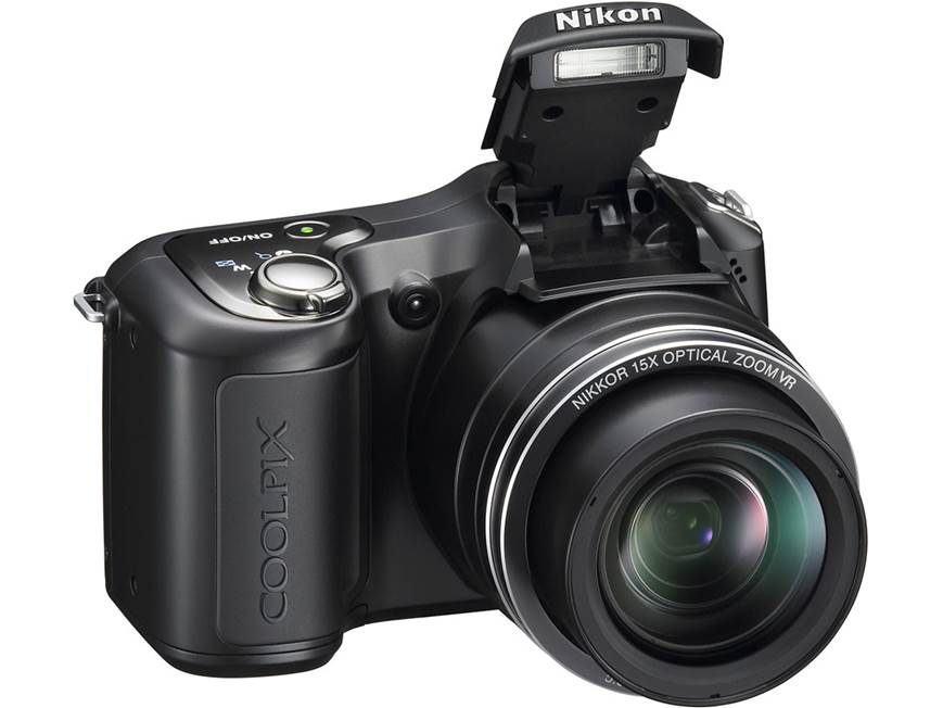 Nikon Coolpix L100 10-megapixel digital camera with 15X optical
