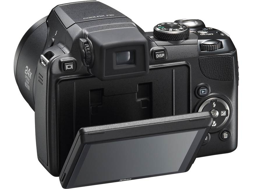 Nikon Coolpix P90 12.1-megapixel digital camera with 24X optical