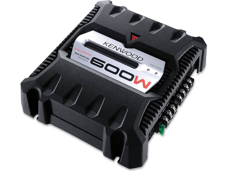 Kenwood KAC-6104D Mono car amplifier 300 watts RMS x 1 at 2 ohms