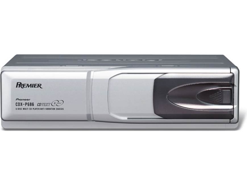 Pioneer Premier CDX-P686 6-disc CD changer at Crutchfield