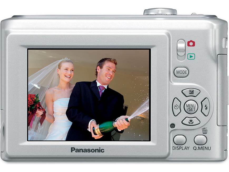 Panasonic Lumix DMC-LS85 8.1-megapixel digital camera with 4X