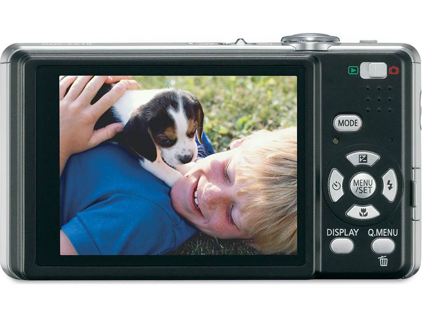 Panasonic Lumix DMC-FS15 (Black) 12.1-megapixel digital camera